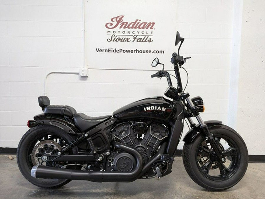 2023 Indian Scout Bobber Sixty Black Metallic
