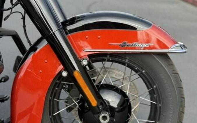2025 Harley-Davidson Heritage Classic Whiskey Fire / Vivid Black w/Laced Wheels