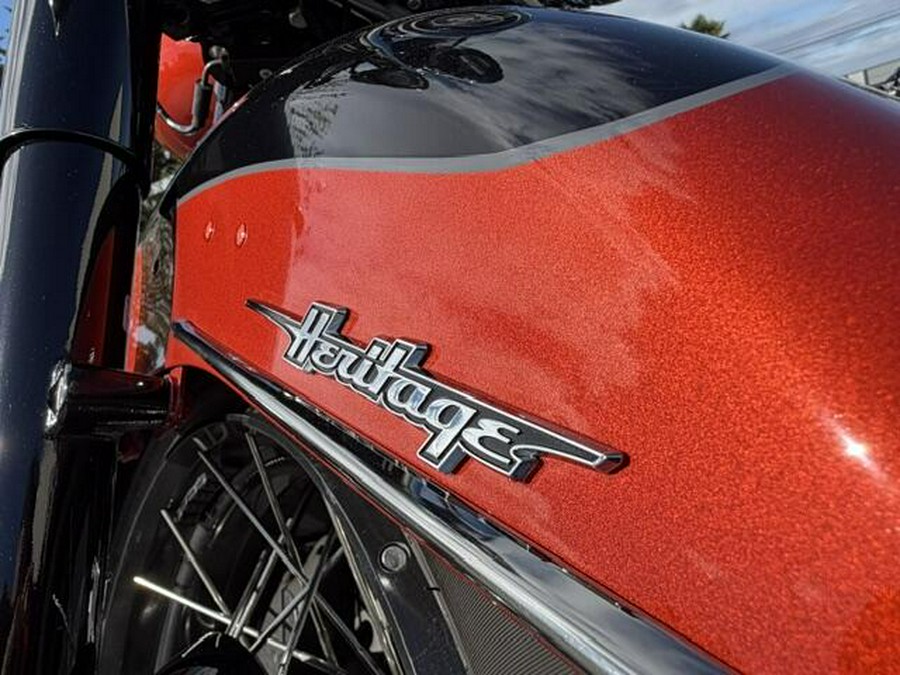 2025 Harley-Davidson Heritage Classic Whiskey Fire / Vivid Black w/Laced Wheels