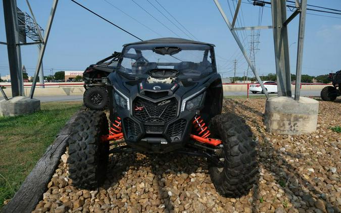 New 2023 CAN-AM MAVERICK X3 X DS TURBO RR 64 DESERT TAN AND CARBON BLACK AND MAGMA RED