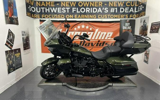 2026 Harley-Davidson Road Glide Limited Olive Steel Metallic / Vivid Black Black Trim