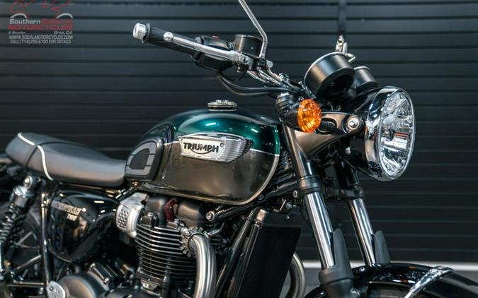 2024 Triumph Bonneville T100 - Competition Green/Ironstone