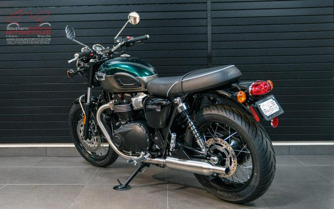 2024 Triumph Bonneville T100 Competition Green/Ironstone