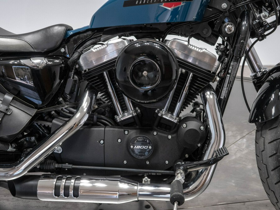 2021 HARLEY-DAVIDSON XL1200X FORTY-EIGHT in Billiard Teal with 7,533 miles!