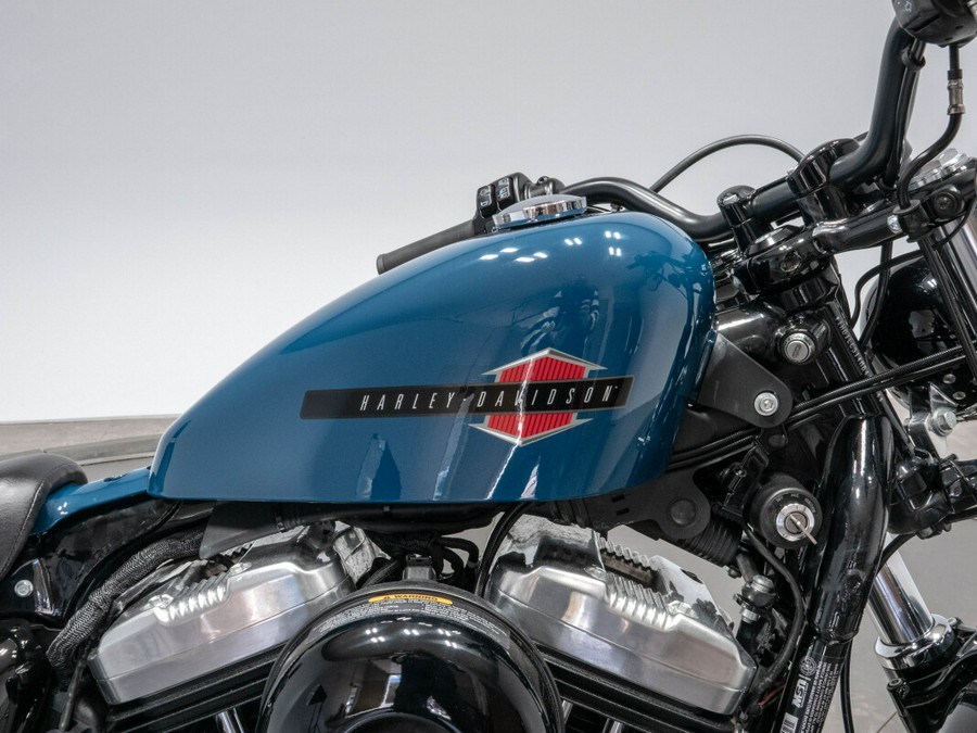 2021 HARLEY-DAVIDSON XL1200X FORTY-EIGHT in Billiard Teal with 7,533 miles!