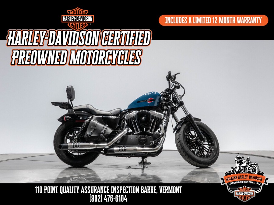 2021 HARLEY-DAVIDSON XL1200X FORTY-EIGHT in Billiard Teal with 7,533 miles!