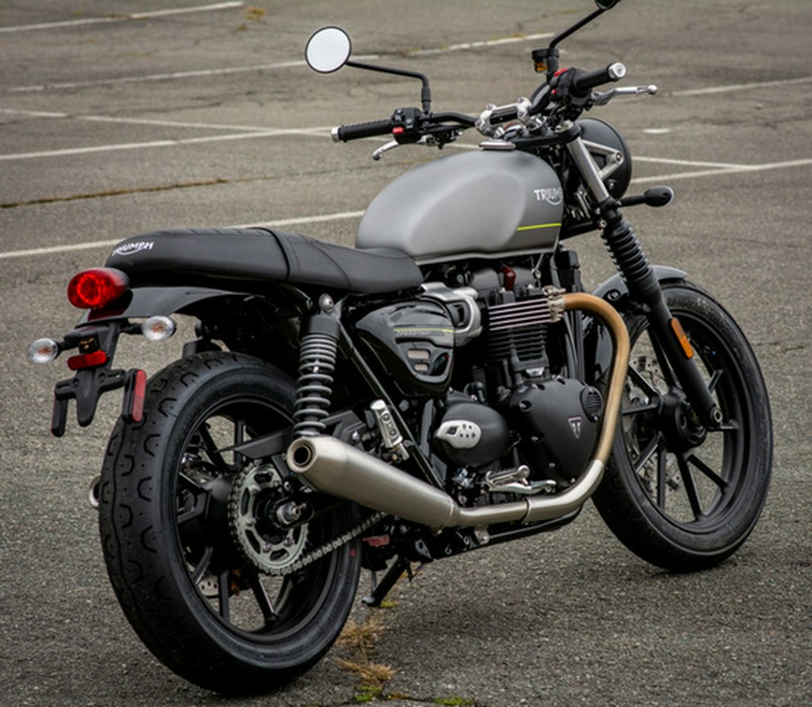 2023 Triumph Speed Twin 900 Matte Silver Ice