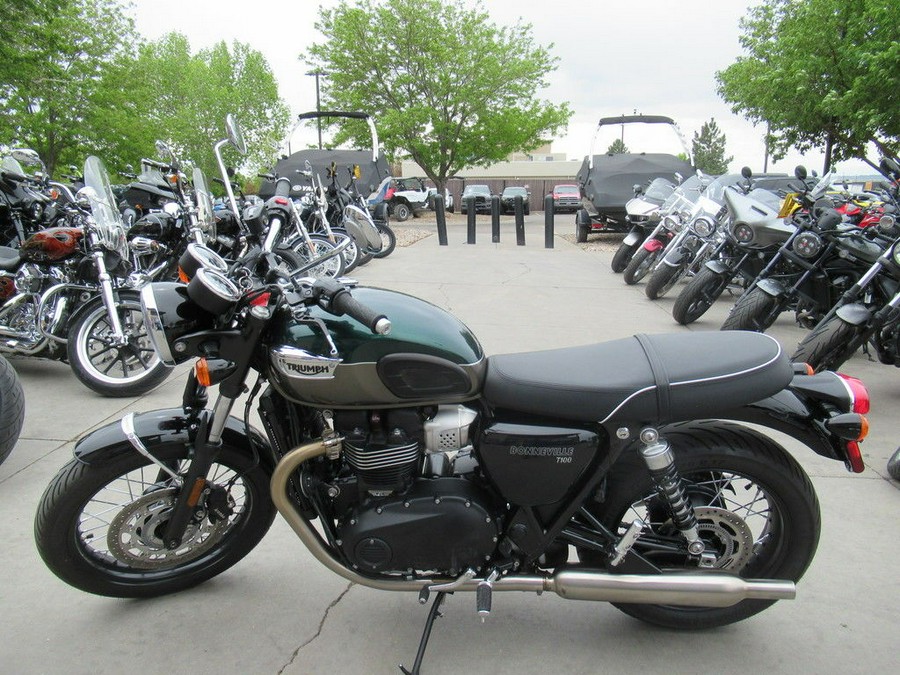 2024 Triumph Bonneville T100 Competition Green/Ironstone