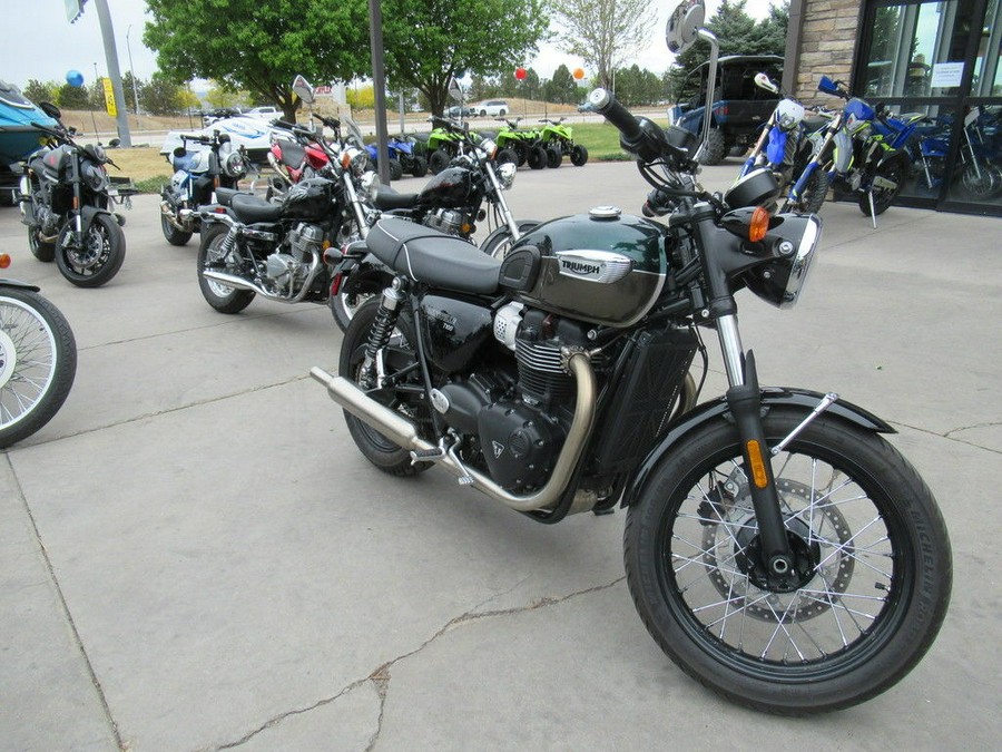 2024 Triumph Bonneville T100 Competition Green/Ironstone