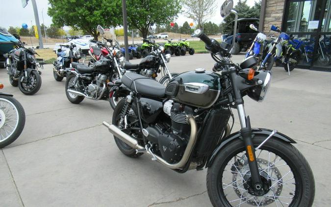 2024 Triumph Bonneville T100 Competition Green/Ironstone