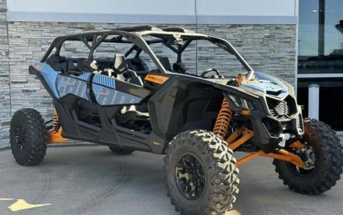 2025 Can-Am® Maverick X3 MAX RS Turbo Scandi Blue & Orange Crush