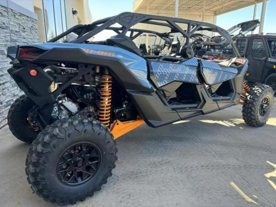 2025 Can-Am® Maverick X3 MAX RS Turbo Scandi Blue & Orange Crush