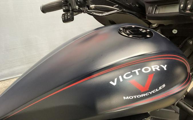 2015 Victory Motorcycles® Cross Country™ Suede Black with Red Pinstripes