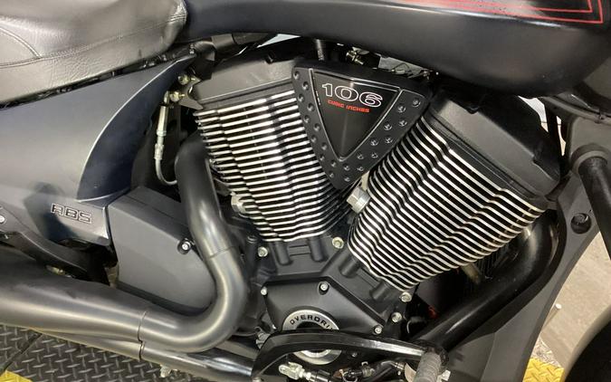 2015 Victory Motorcycles® Cross Country™ Suede Black with Red Pinstripes