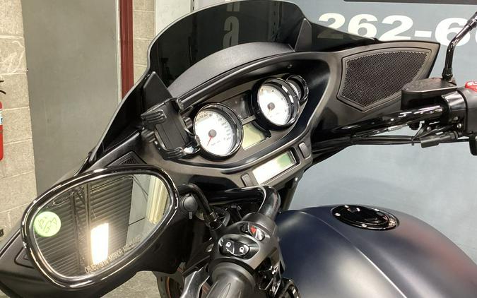 2015 Victory Motorcycles® Cross Country™ Suede Black with Red Pinstripes