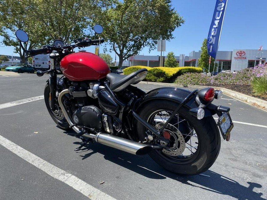 2023 Triumph Bonneville Bobber Red Hopper