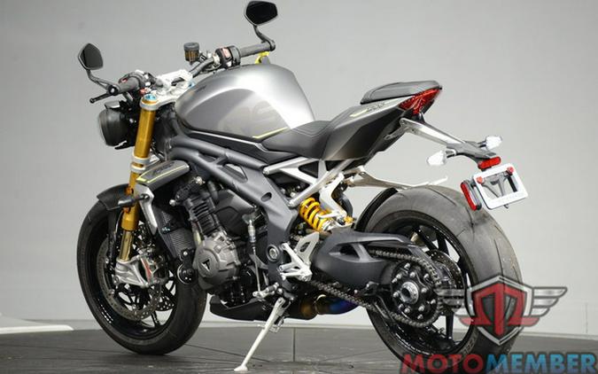 2022 Triumph Speed Triple 1200 RS Matte Silver Ice