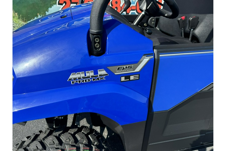 2025 Kawasaki Mule™ PRO-MX™ LE - Deep Blue