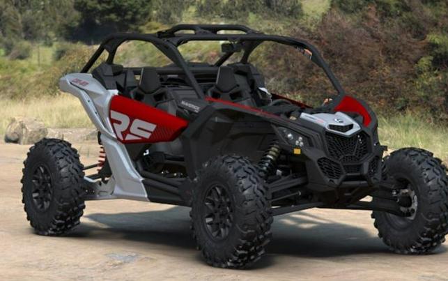 2024 Can-Am® Maverick X3 RS Turbo RR Fiery Red & Hyper Silver