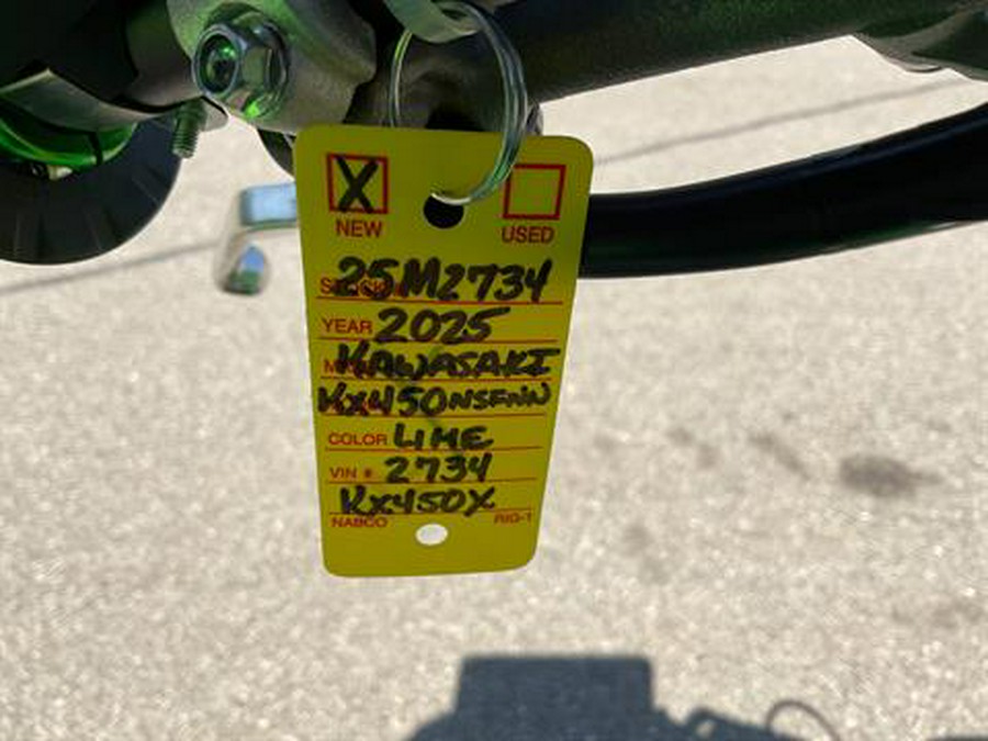 2025 Kawasaki KX 450X