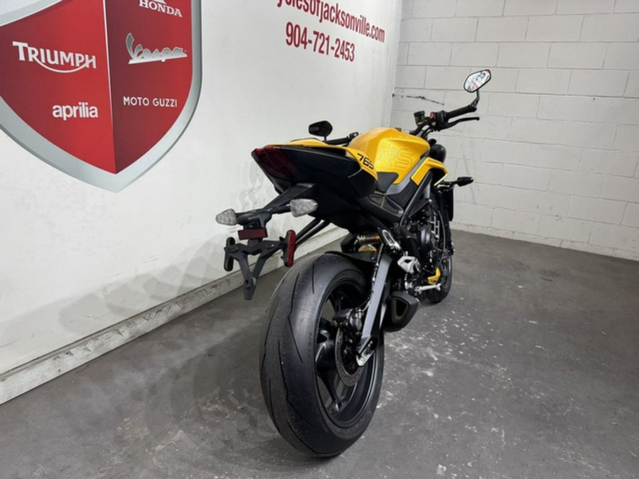2026 Triumph Street Triple 765 RS Cosmic Yellow