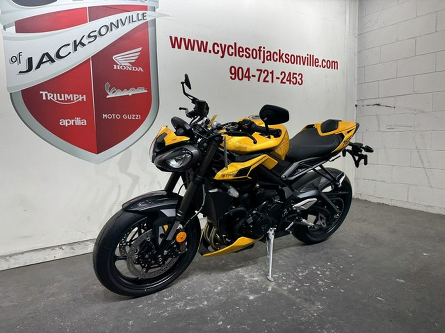 2026 Triumph Street Triple 765 RS Cosmic Yellow