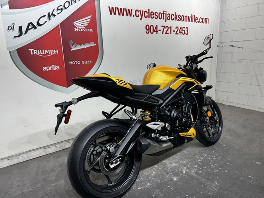 2026 Triumph Street Triple 765 RS Cosmic Yellow