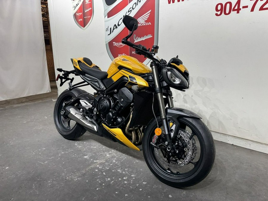 2026 Triumph Street Triple 765 RS Cosmic Yellow