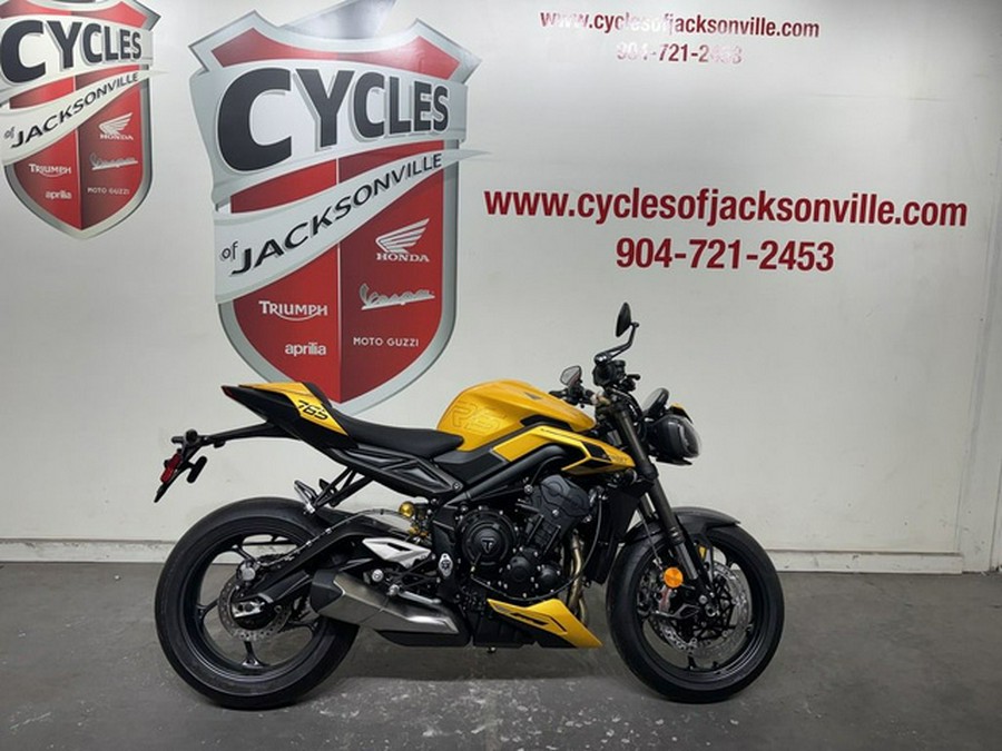 2026 Triumph Street Triple 765 RS Cosmic Yellow