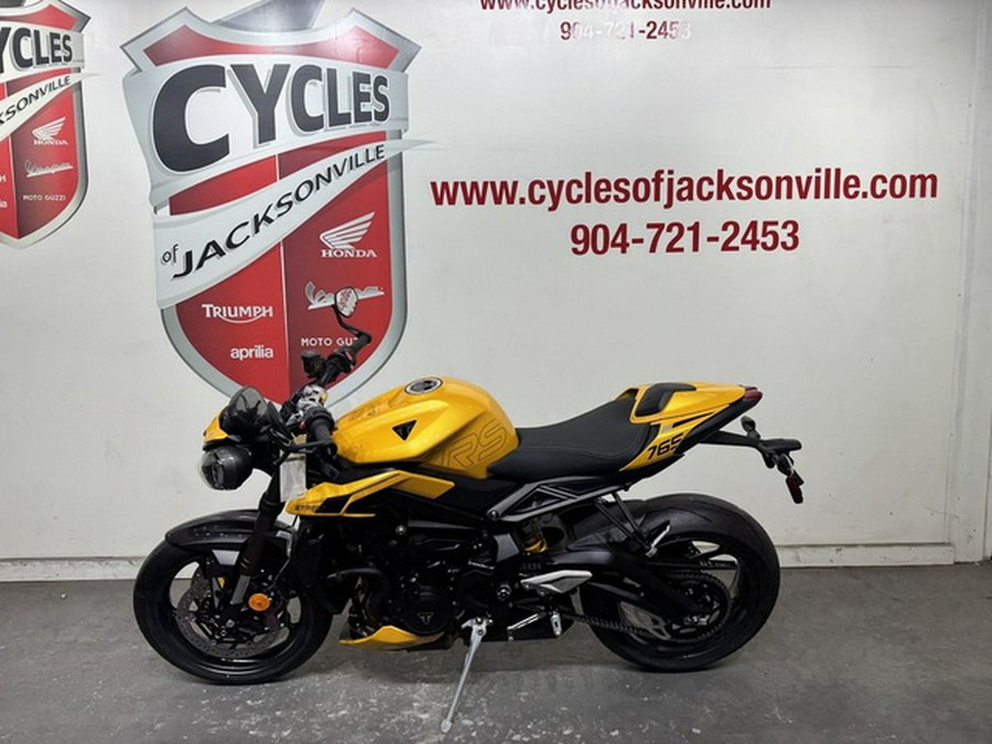 2026 Triumph Street Triple 765 RS Cosmic Yellow