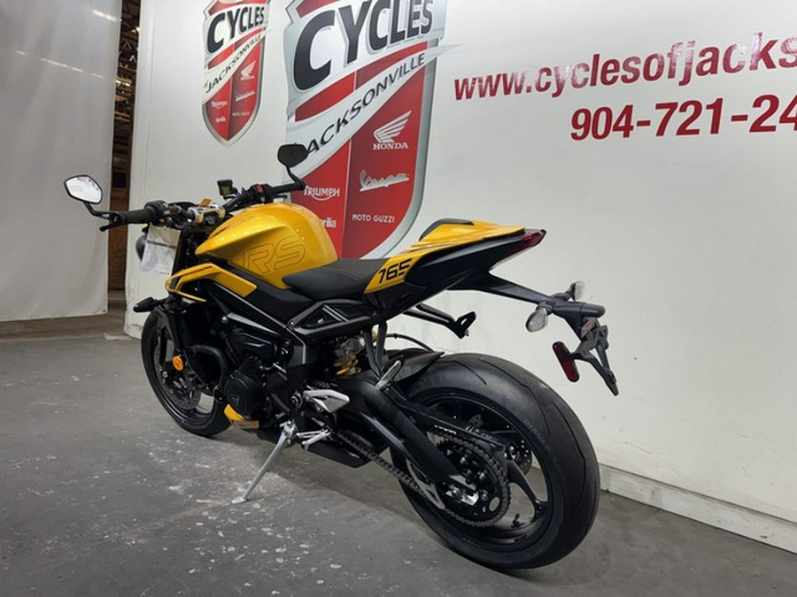 2026 Triumph Street Triple 765 RS Cosmic Yellow