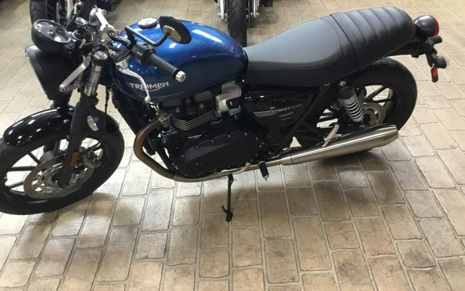 2022 Triumph Street Twin 900 Cobalt Blue