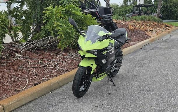 2026 Kawasaki Ninja 500 ABS Metallic Yellowish Green/Ebony