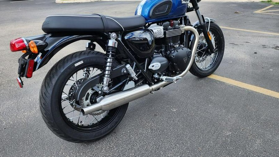 2023 Triumph Bonneville T100 Chrome Edition Cobalt Blue