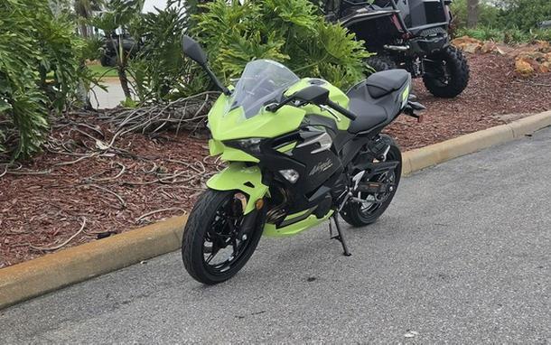 2026 Kawasaki Ninja 500 ABS Metallic Yellowish Green/Ebony