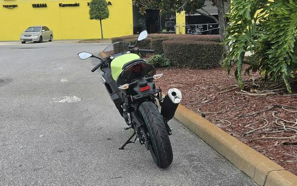 2026 Kawasaki Ninja 500 ABS Metallic Yellowish Green/Ebony