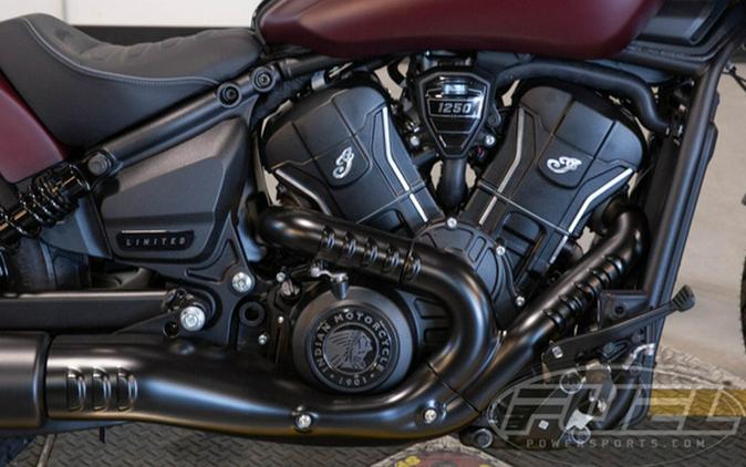 2026 Indian Scout Bobber Limited +Tech Maroon Metallic Smoke