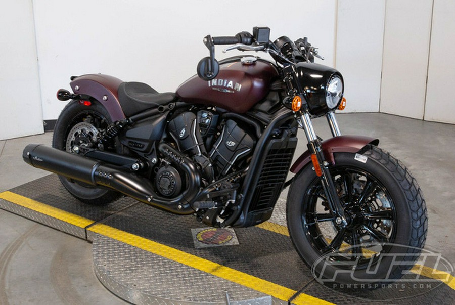 2026 Indian Scout Bobber Limited +Tech Maroon Metallic Smoke