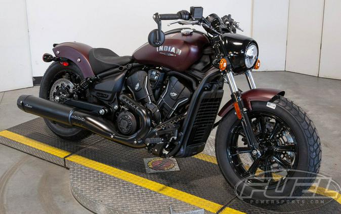 2026 Indian Scout Bobber Limited +Tech Maroon Metallic Smoke