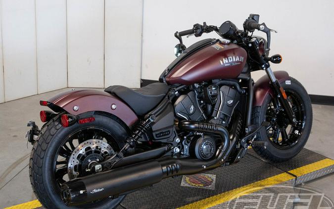 2026 Indian Scout Bobber Limited +Tech Maroon Metallic Smoke