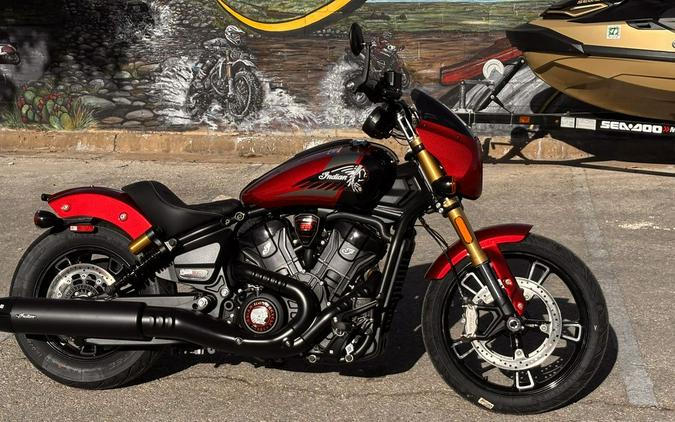 2026 Indian Motorcycle® 101 Scout® Sunset Red Metallic