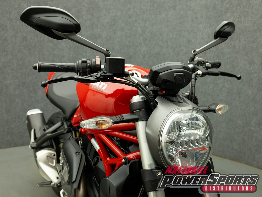 2018 DUCATI MONSTER 821 W/ABS