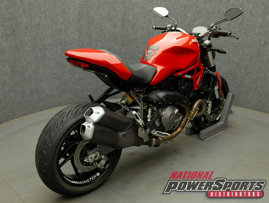 2018 DUCATI MONSTER 821 W/ABS