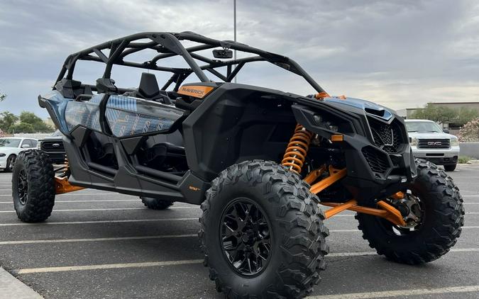 2026 Can-Am® Maverick X3 MAX RS Turbo Scandi Blue & Orange Crush