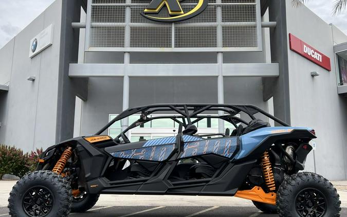 2026 Can-Am® Maverick X3 MAX RS Turbo Scandi Blue & Orange Crush