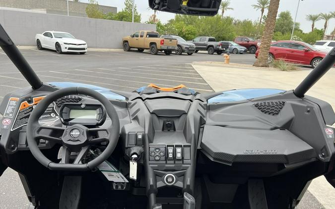 2026 Can-Am® Maverick X3 MAX RS Turbo Scandi Blue & Orange Crush