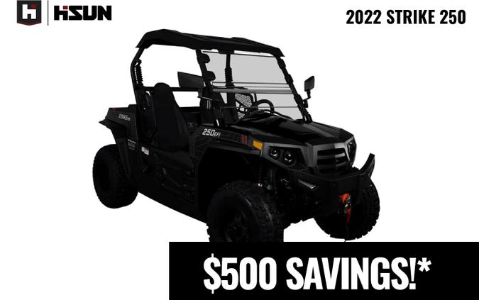 2022 Hisun Strike 250 2-Up - $500 Savings!*