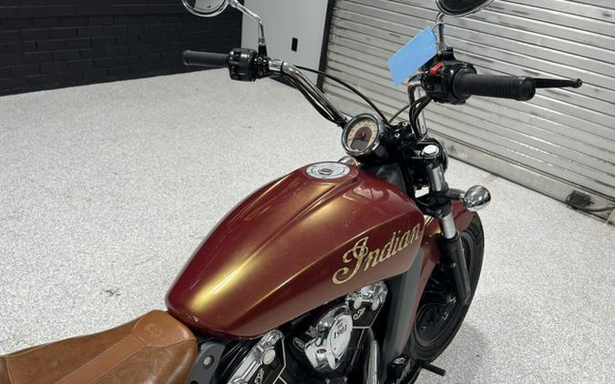 2015 Indian Scout Indian Red