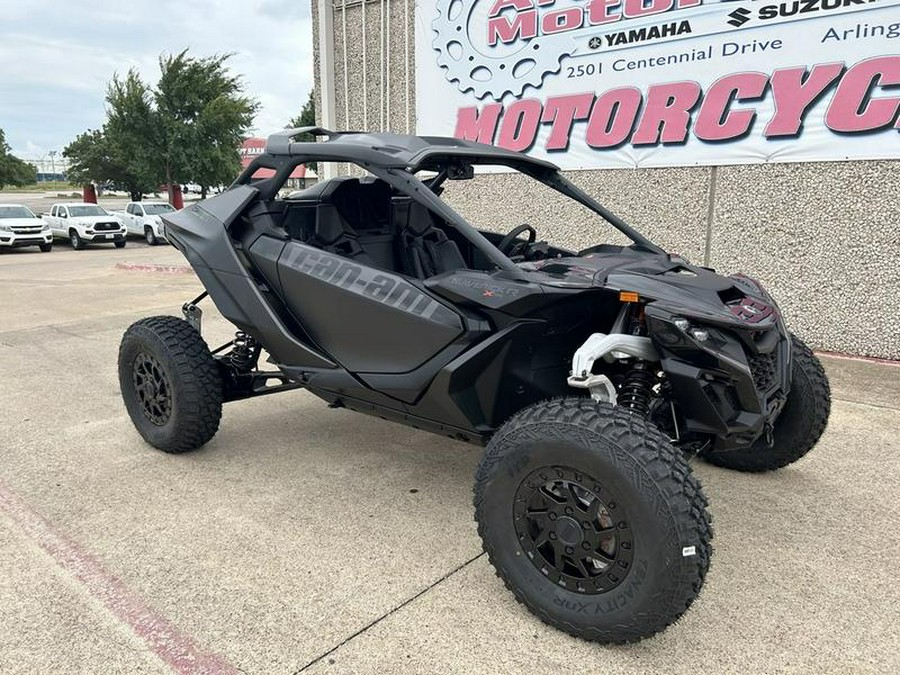 2024 Can-Am® Maverick R X RS with Smart-Shox Triple Black