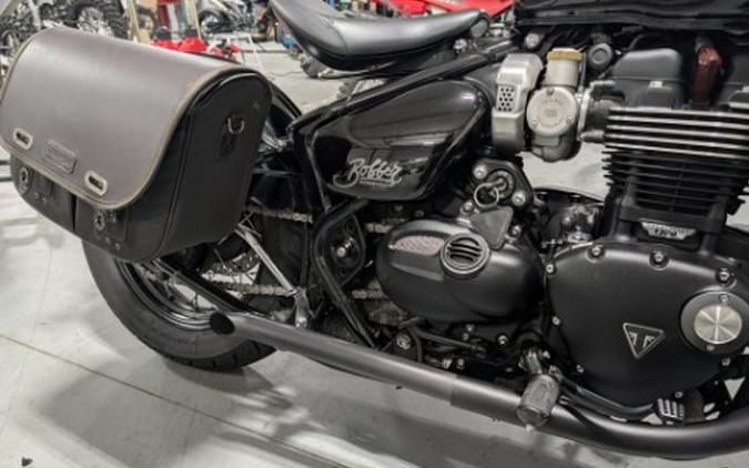 2018 Triumph Bonneville Bobber Black